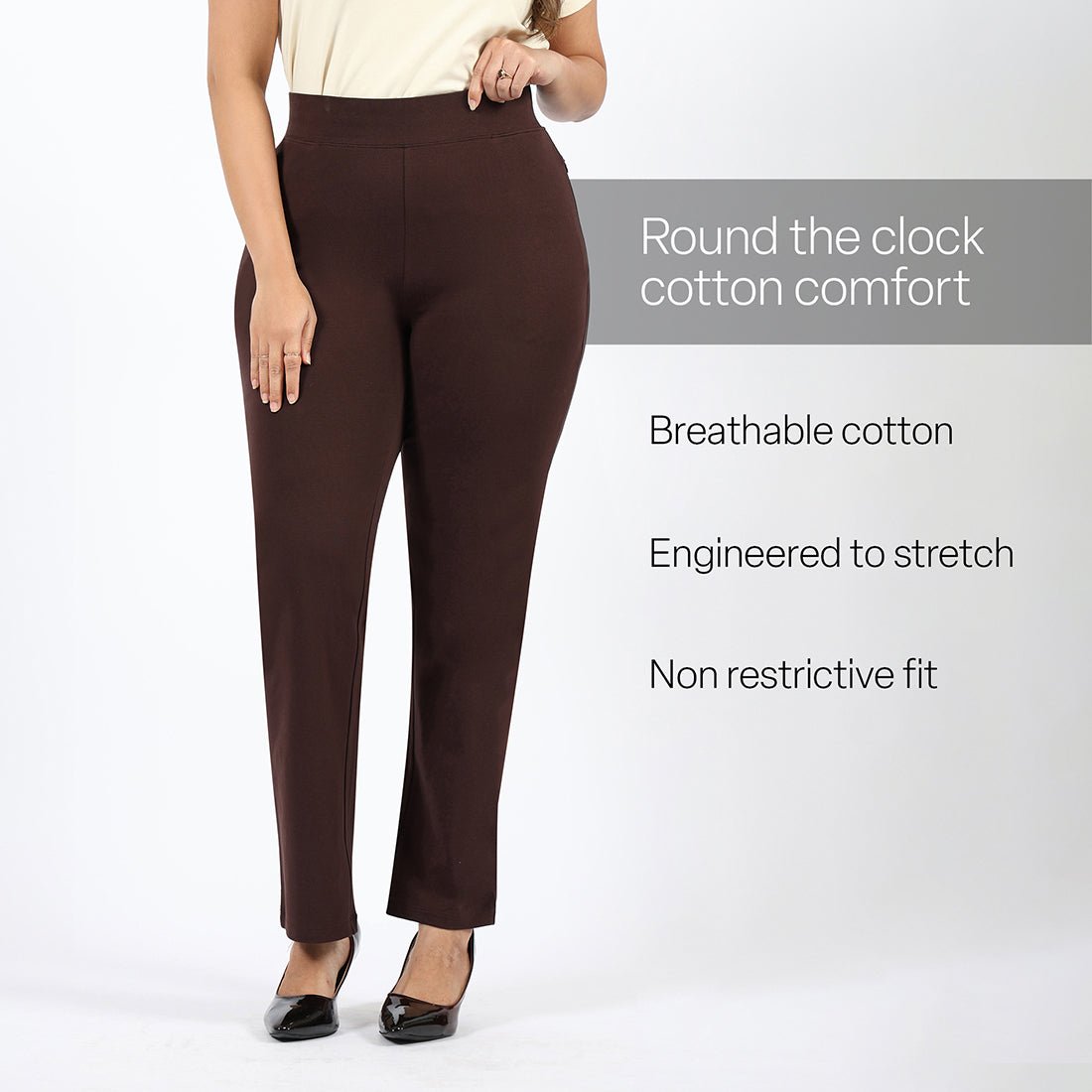 AM:PM Cotton Straight Pants Tall - BlissClub