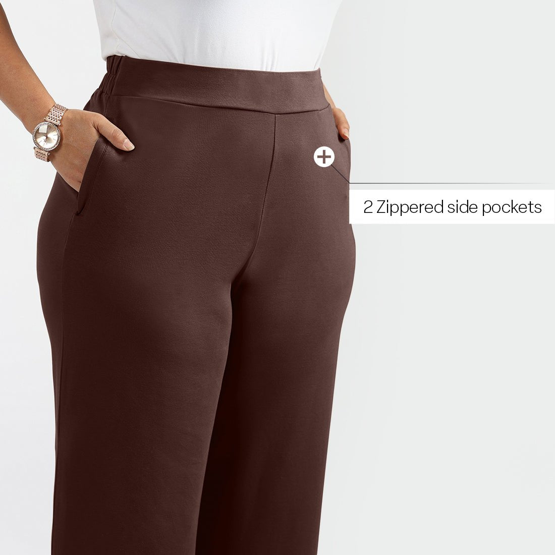 AM:PM Cotton Wide Legged Pants - BlissClub