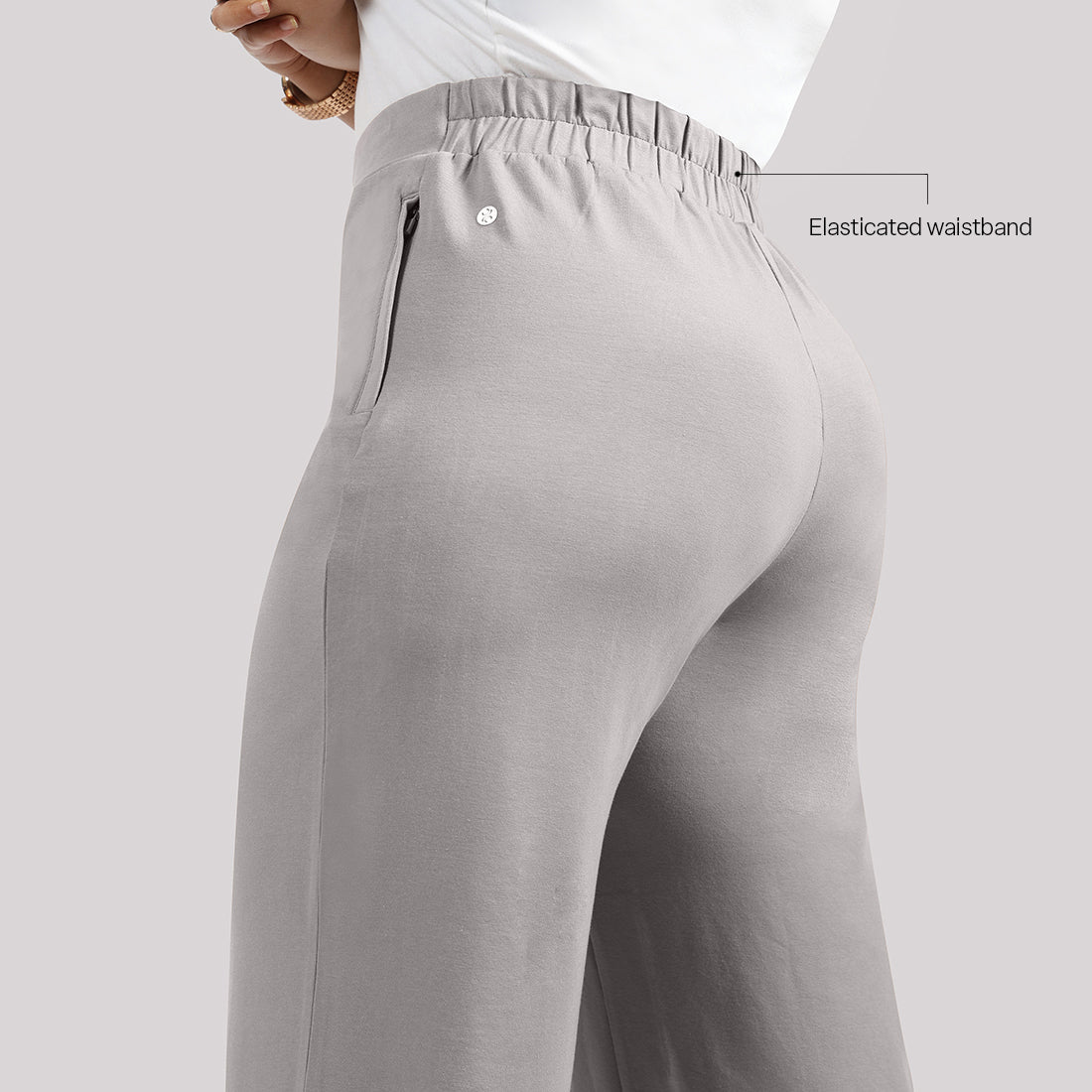 AM:PM Cotton Wide Legged Pants - BlissClub