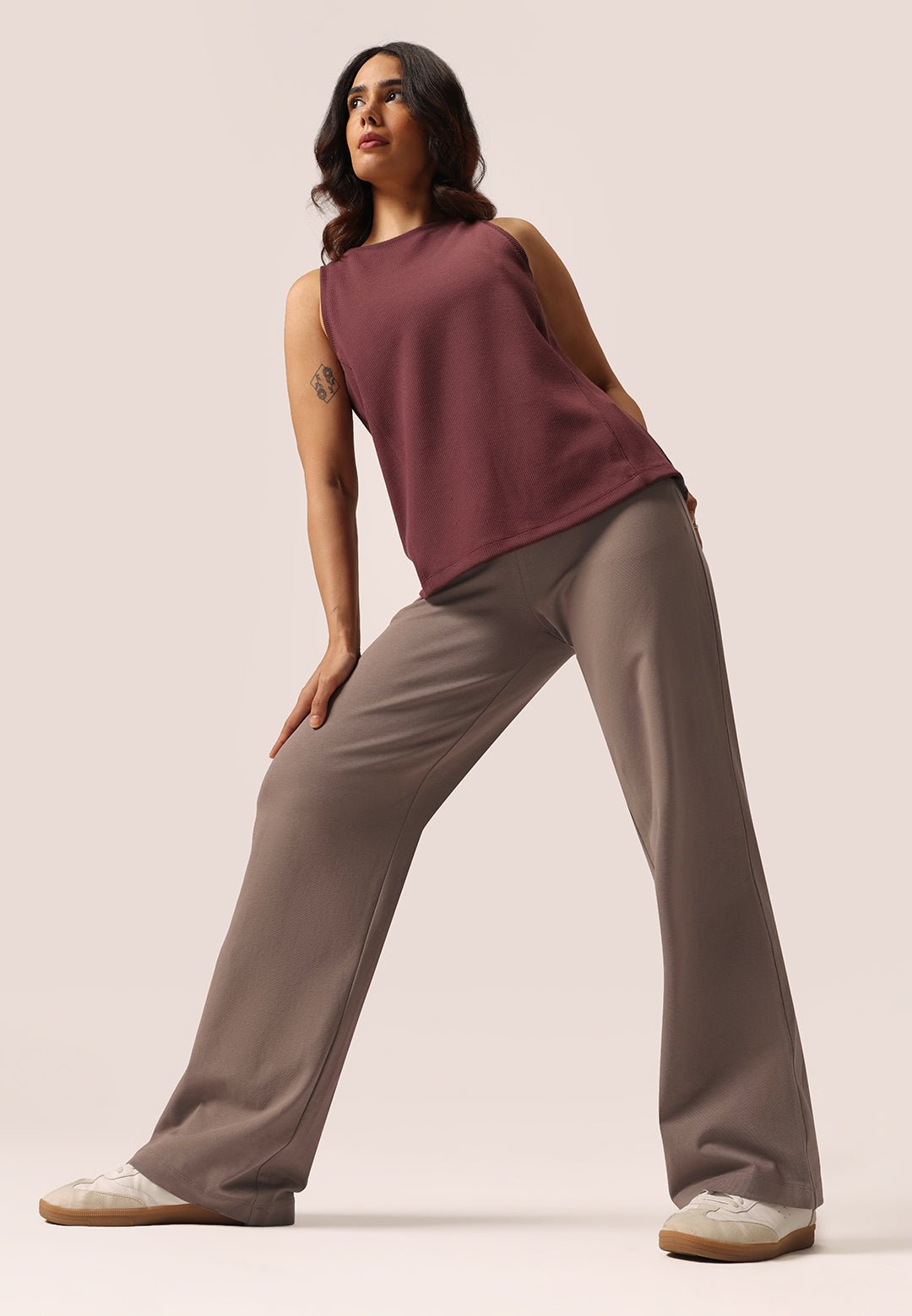 AM:PM Cotton Wide Legged Pants - BlissClub
