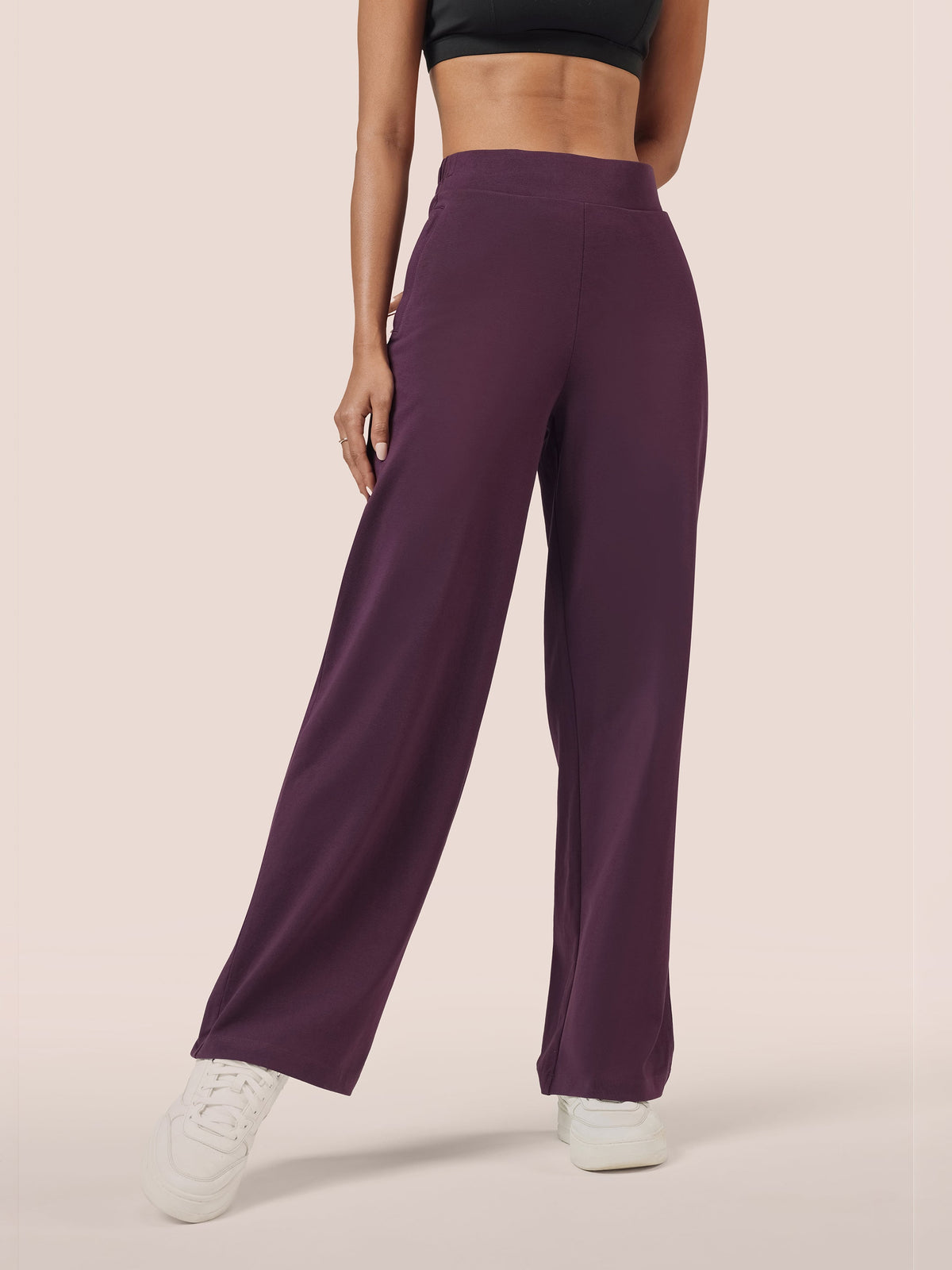 AM:PM Cotton Wide Legged Pants - BlissClub