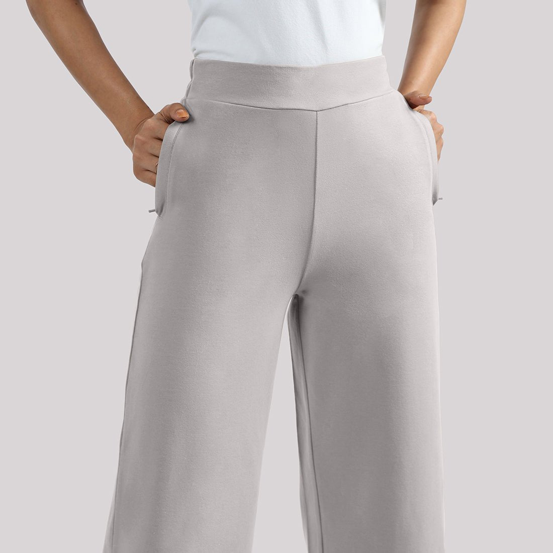 AM:PM Cotton Wide Legged Pants - BlissClub