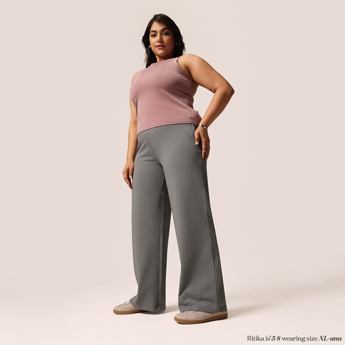 AM:PM Cotton Wide Legged Pants - BlissClub