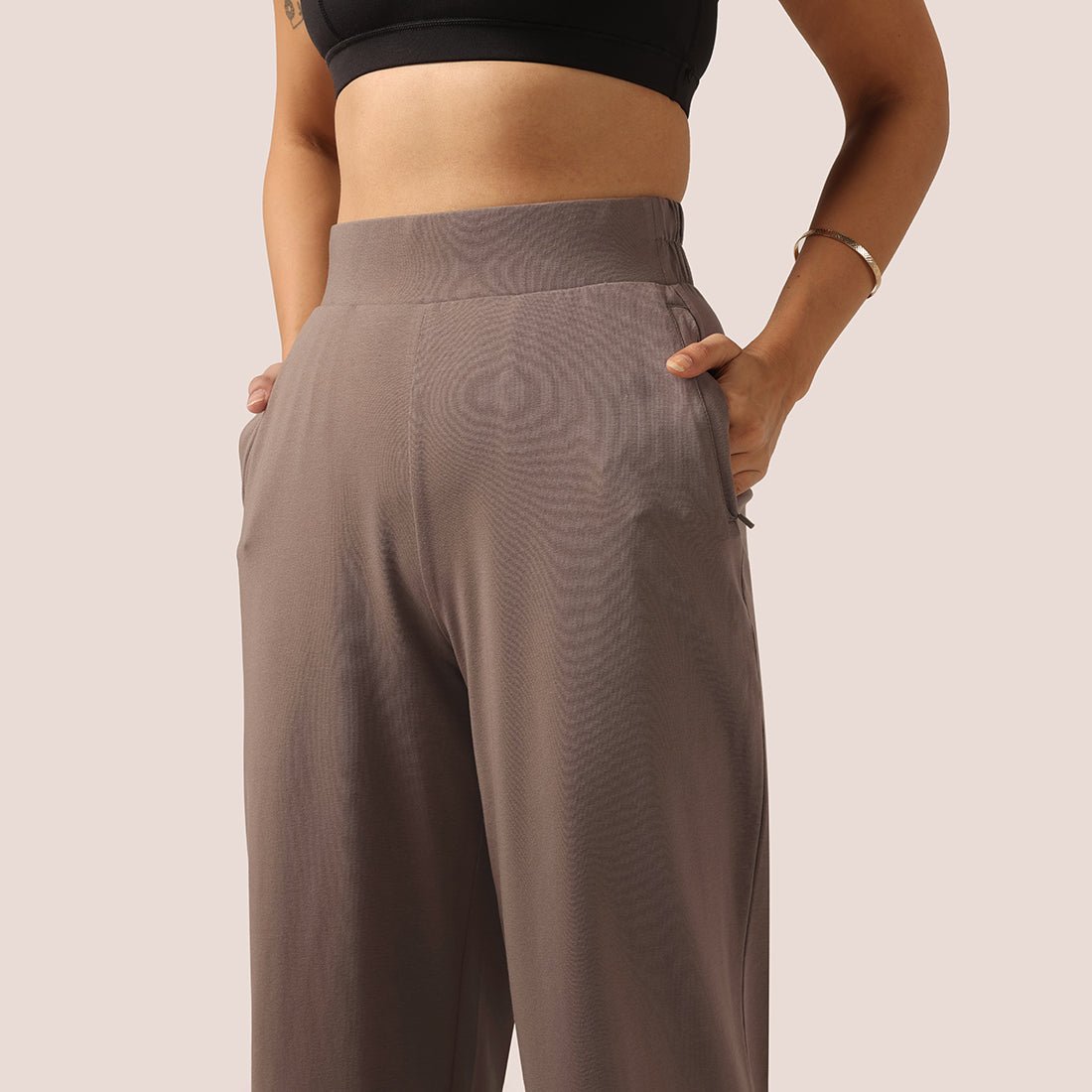 AM:PM Cotton Wide Legged Pants - BlissClub