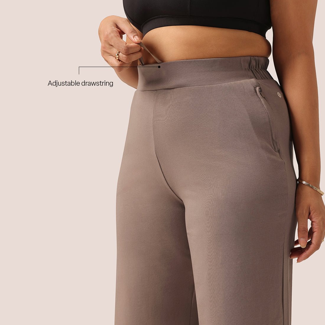 AM:PM Cotton Wide Legged Pants - BlissClub