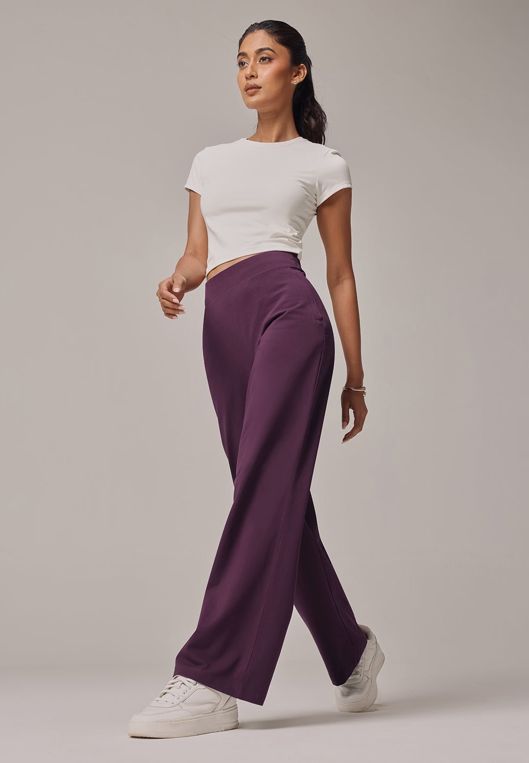 AM:PM Cotton Wide Legged Pants - BlissClub