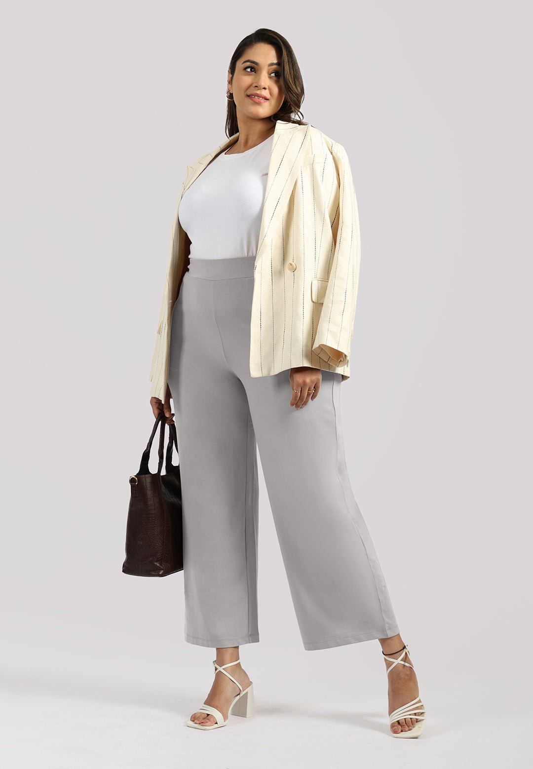 AM:PM Cotton Wide Legged Pants - BlissClub
