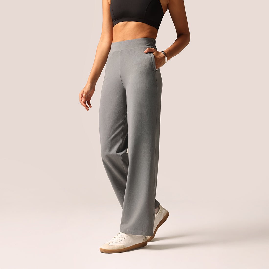AM:PM Cotton Wide Legged Pants - BlissClub