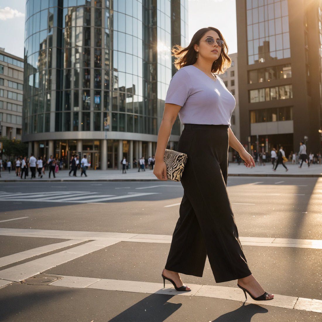 AM:PM Cotton Wide Legged Pants Tall - BlissClub