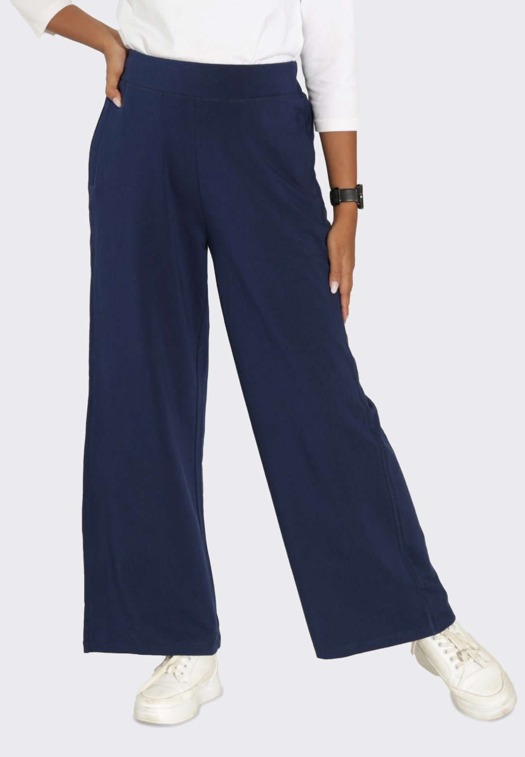 AM:PM Cotton Wide Legged Pants Tall - BlissClub