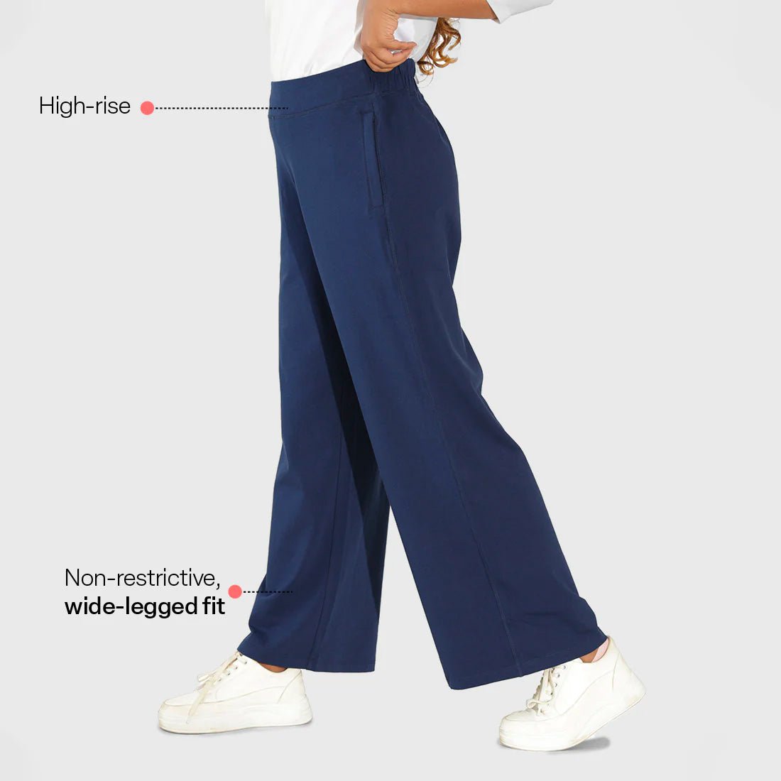AM:PM Cotton Wide Legged Pants Tall - BlissClub
