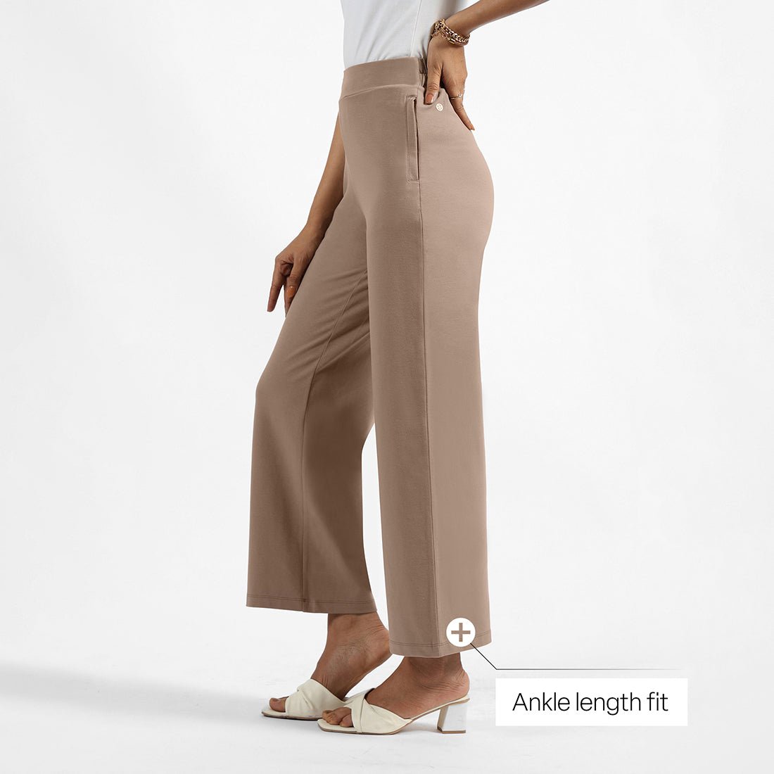 AM:PM Cotton Wide Legged Pants Tall - BlissClub