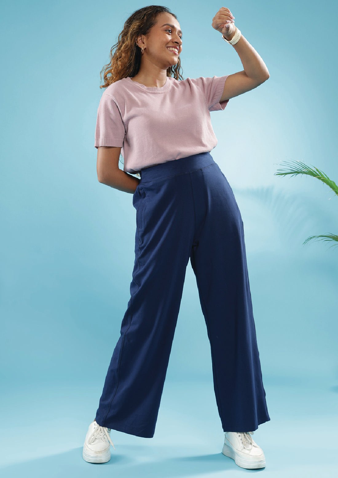 AM:PM Cotton Wide Legged Pants Tall - BlissClub