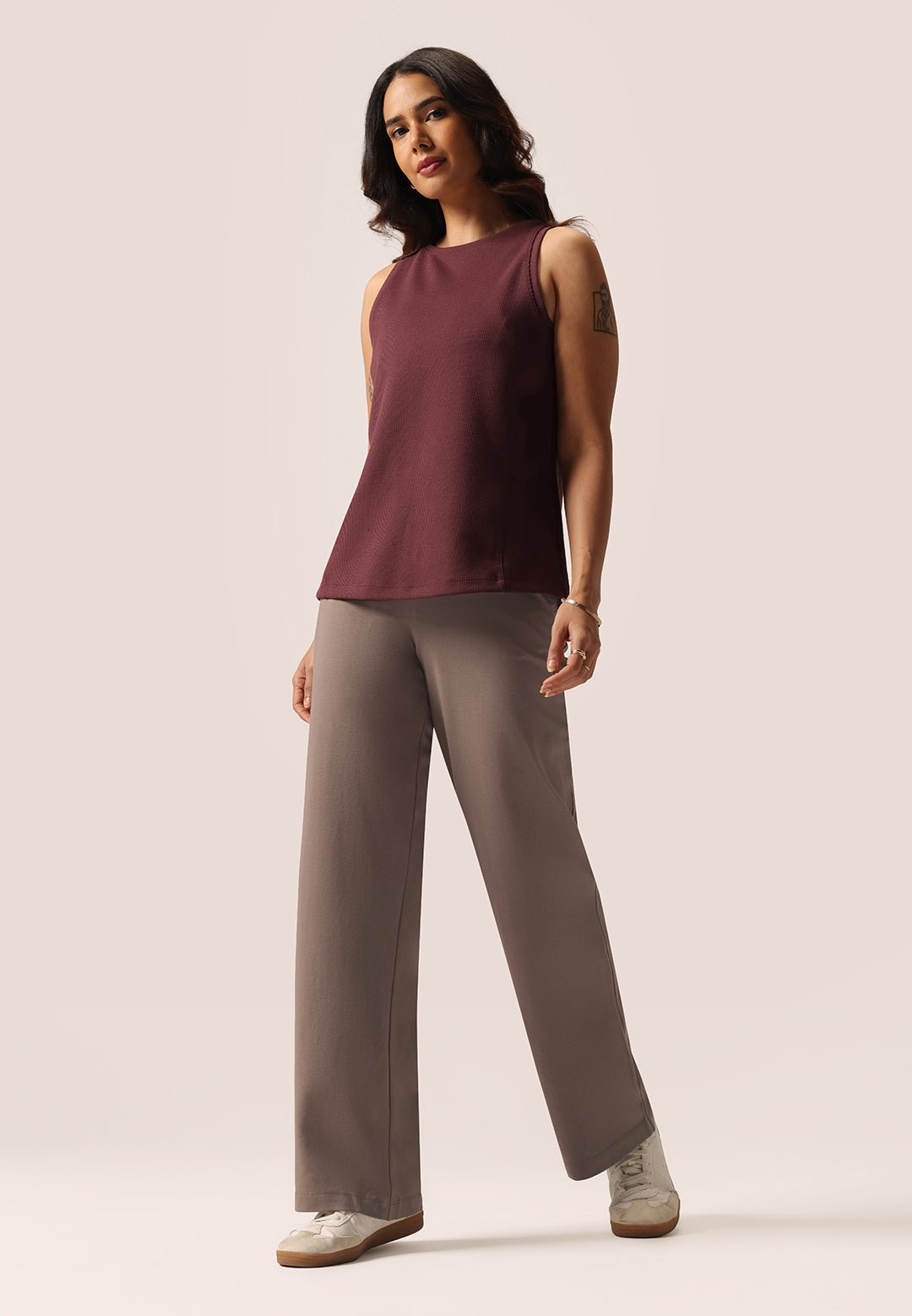 AM:PM Cotton Wide Legged Pants Tall - BlissClub