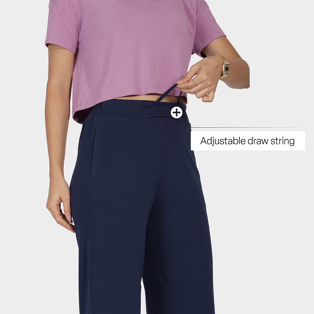 AM:PM Cotton Wide Legged Pants Tall - BlissClub