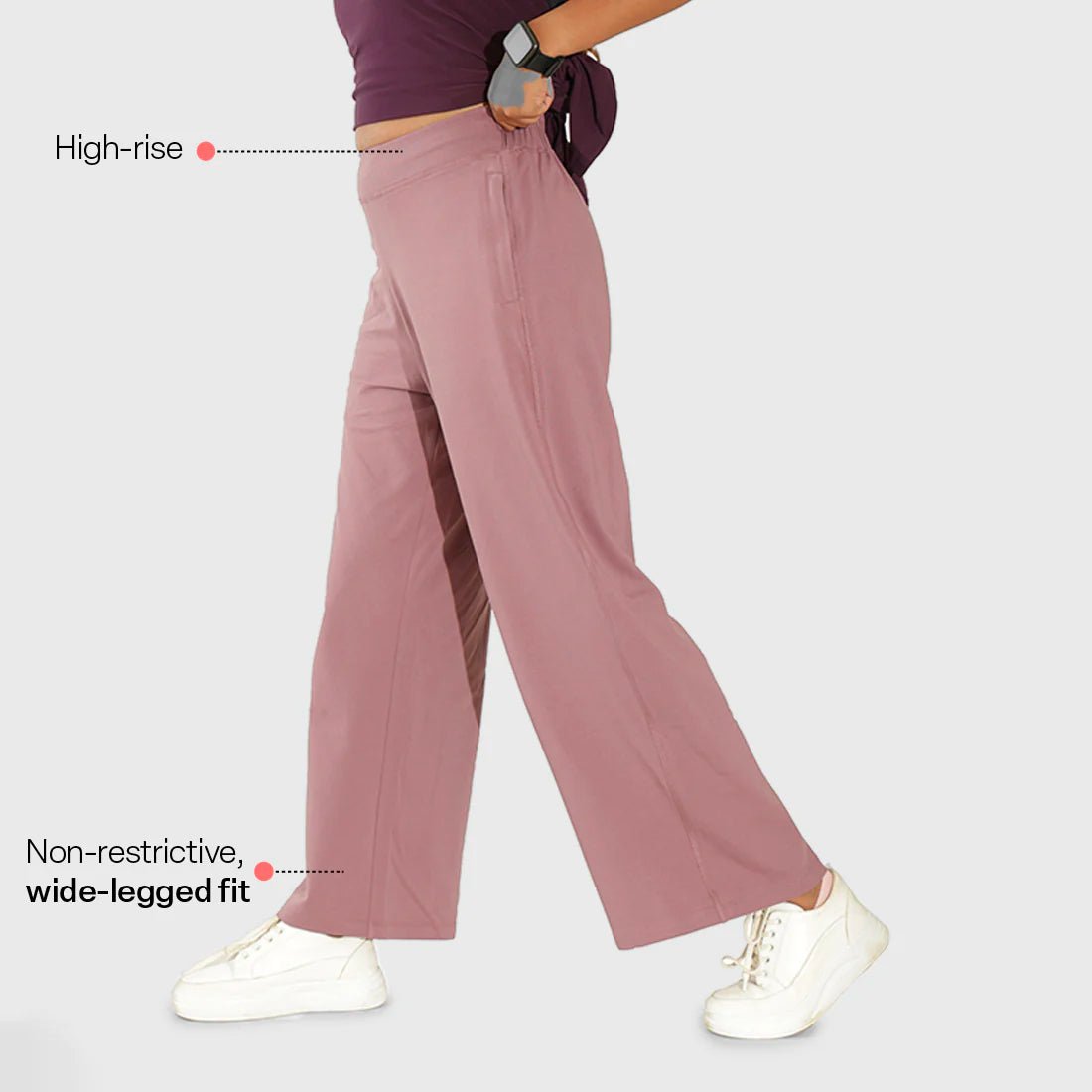 AM:PM Cotton Wide Legged Pants Tall - BlissClub