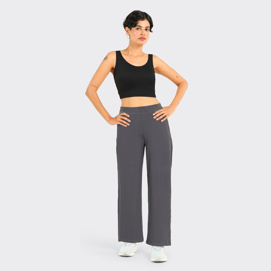 AM:PM Cotton Wide Legged Pants Tall - BlissClub
