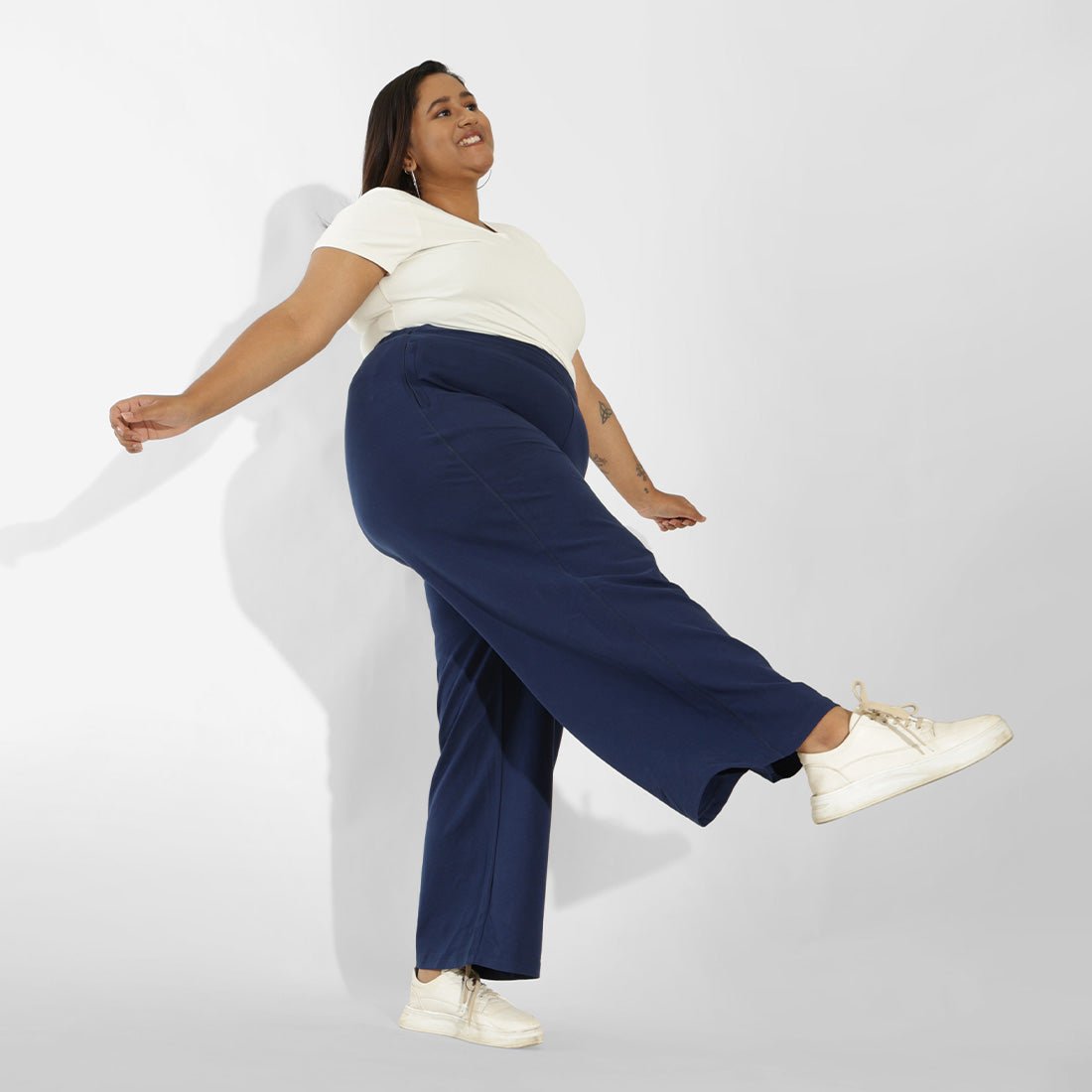 AM:PM Cotton Wide Legged Pants Tall - BlissClub