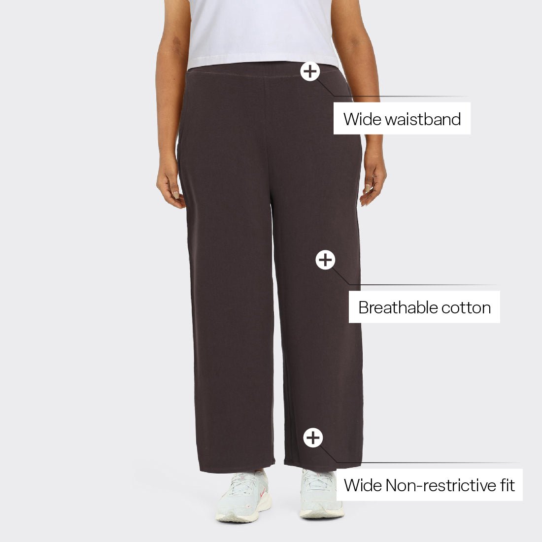 AM:PM Cotton Wide Legged Pants Tall - BlissClub