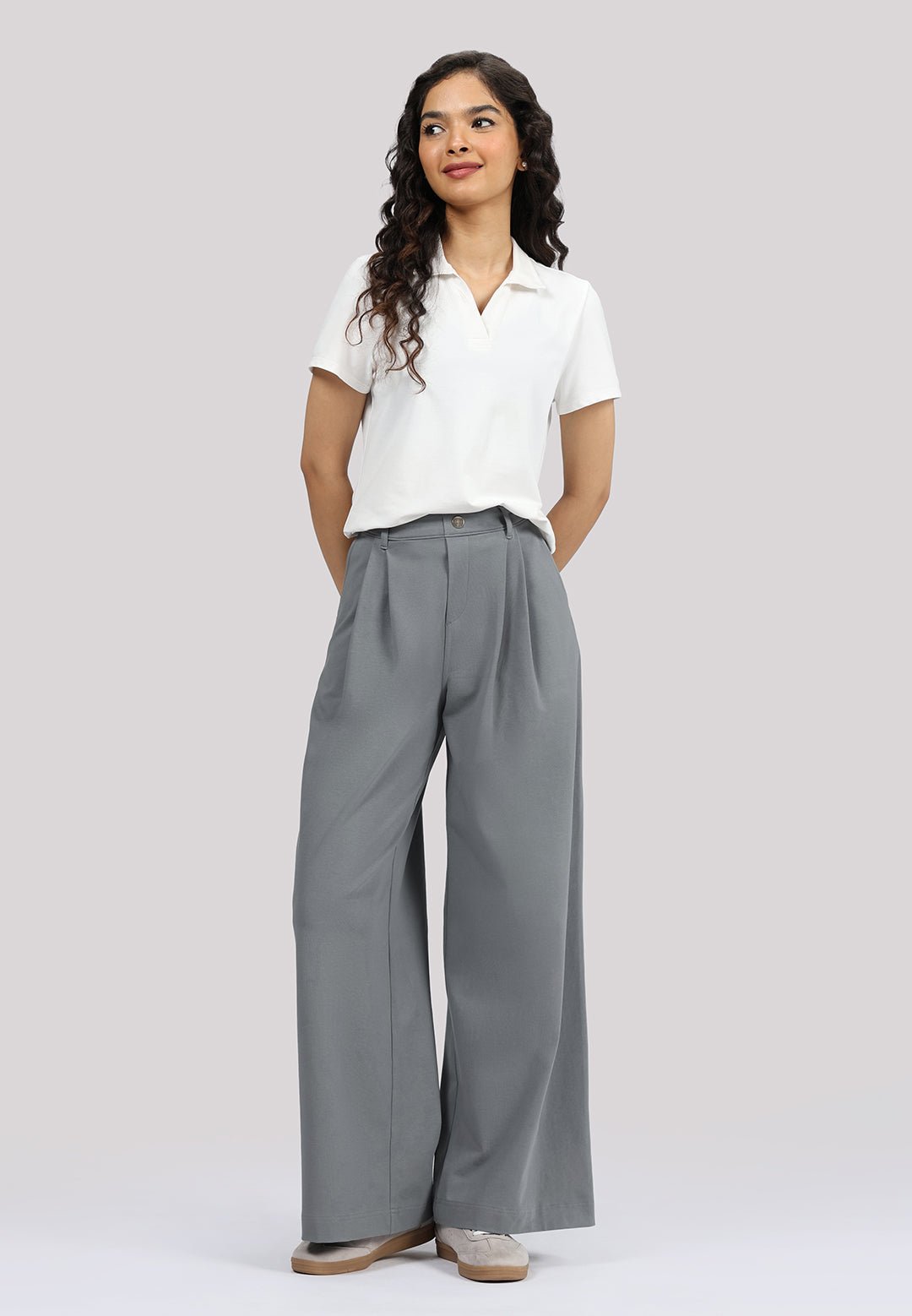 AM:PM Korean Cotton Pants - BlissClub