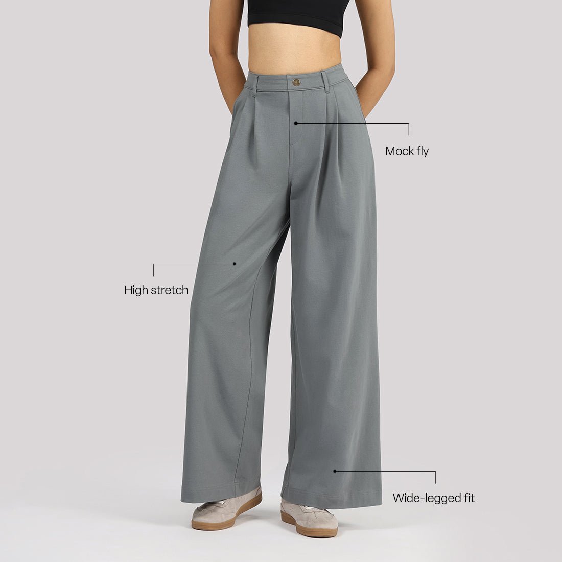 AM:PM Korean Cotton Pants - BlissClub