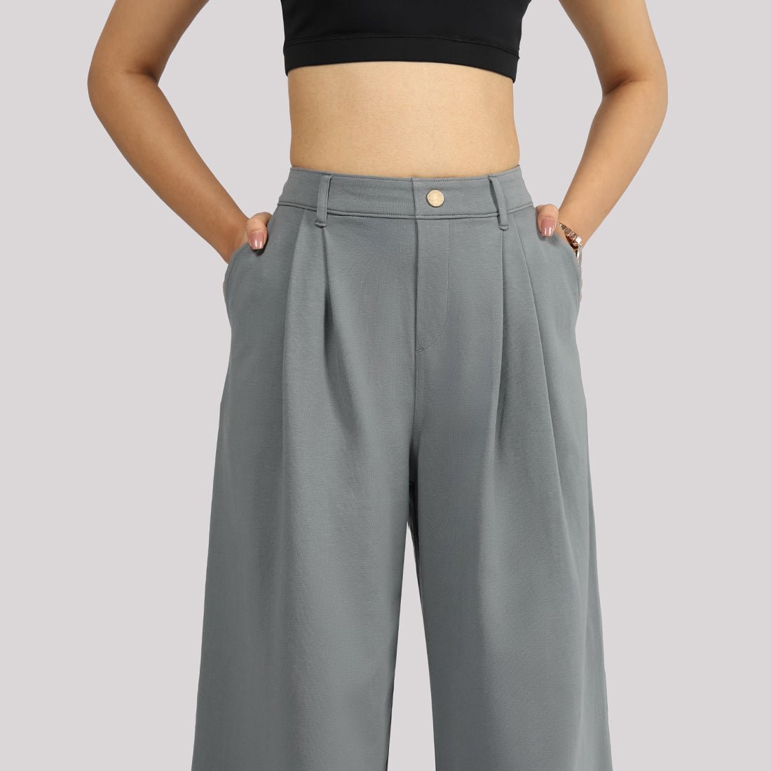 AM:PM Korean Cotton Pants - BlissClub