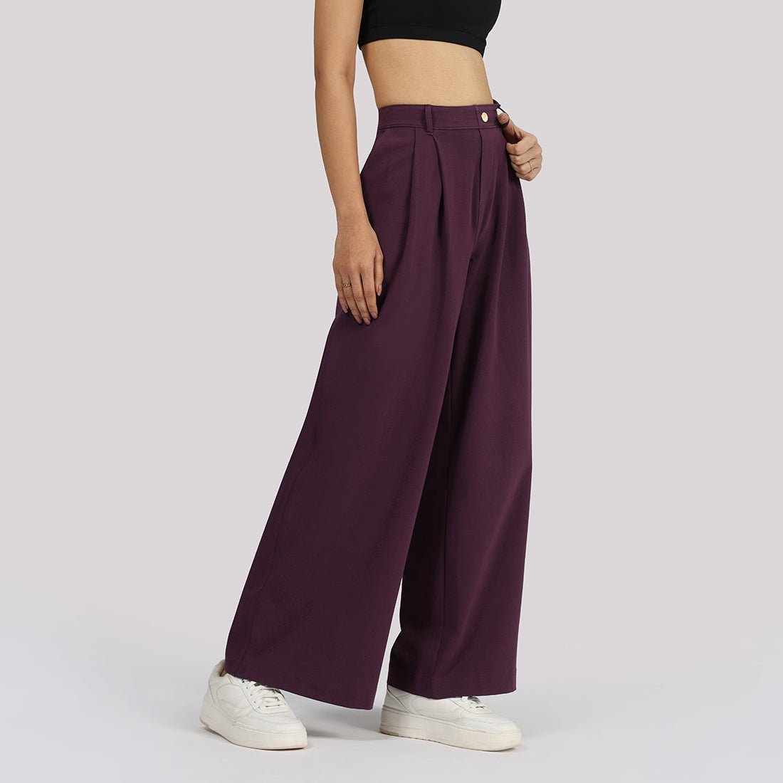 AM:PM Korean Cotton Pants - BlissClub