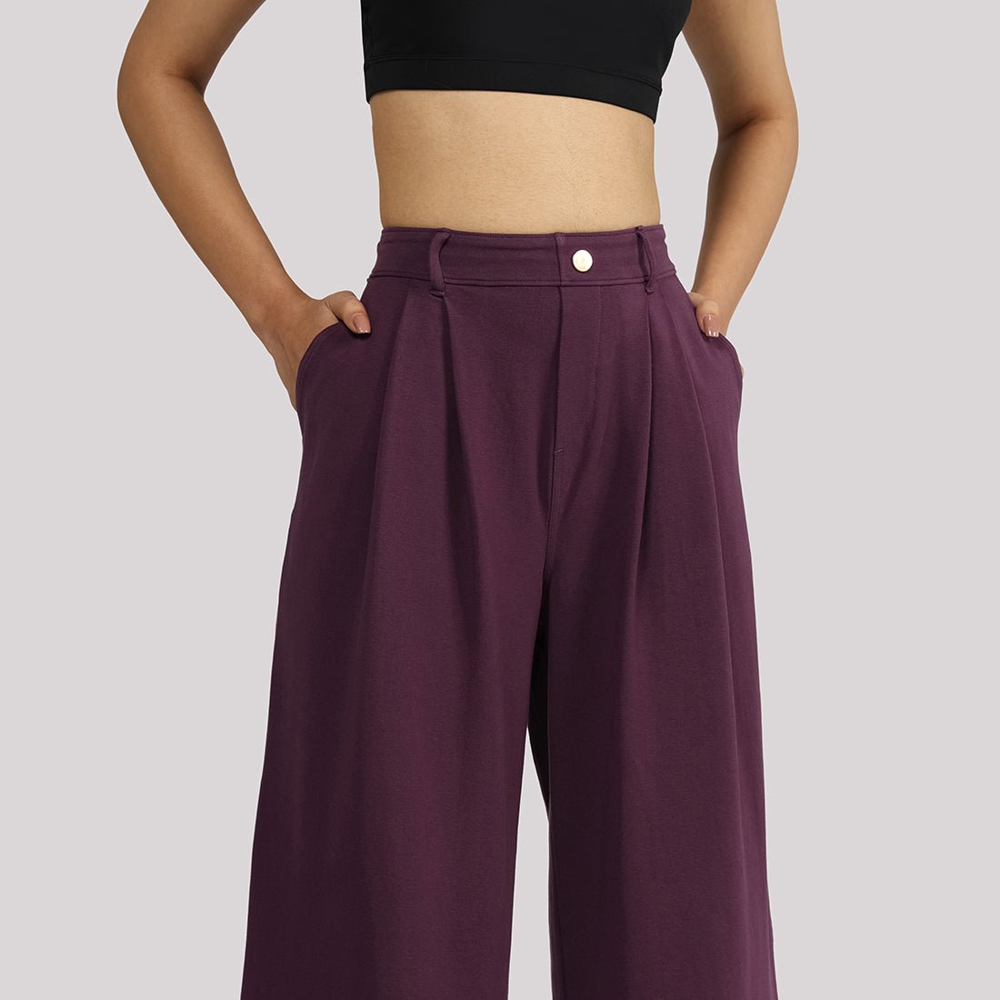 AM:PM Korean Cotton Pants - BlissClub
