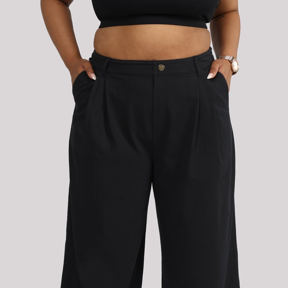 AM:PM Korean Cotton Pants - BlissClub