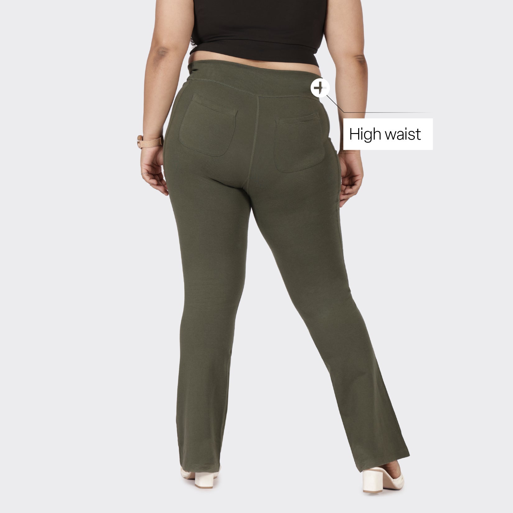 Groove-In Cotton Flare Pants