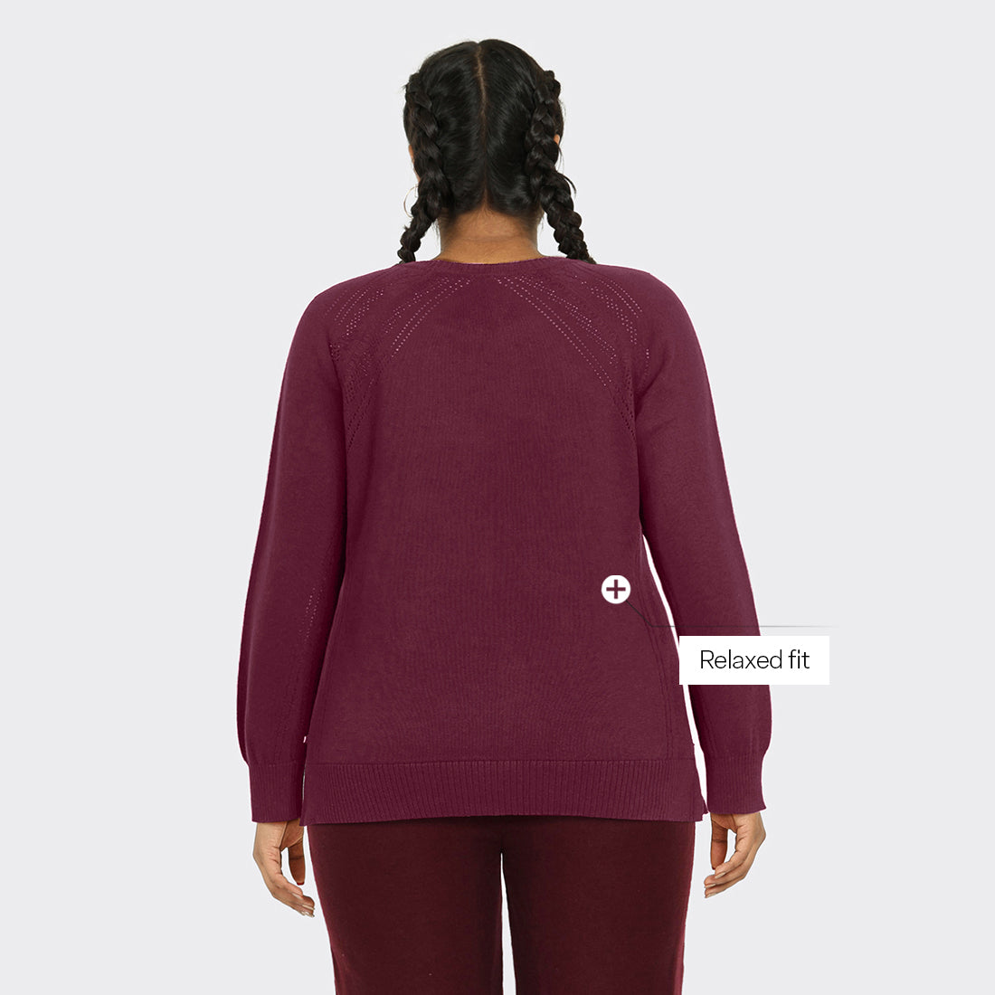 Move All Day CottonKnit Top Full Sleeves