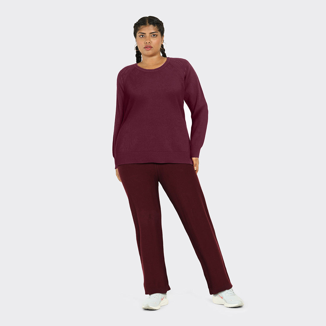 Move All Day CottonKnit Top Full Sleeves