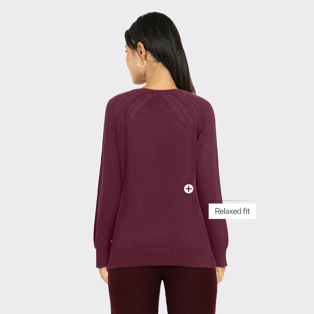 Move All Day CottonKnit Top Full Sleeves