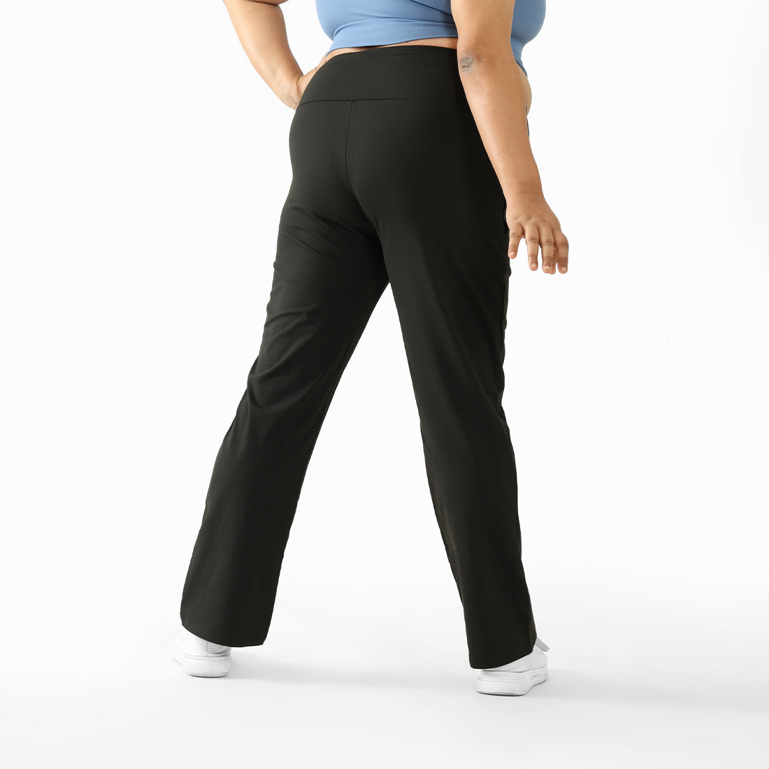 Buy BlissClub Women's Regular Pants (BC_Flarepants_Black_XL