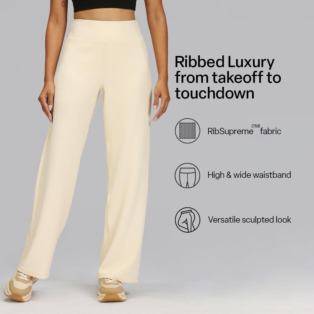 RibSupreme™ Wide Leg Pants