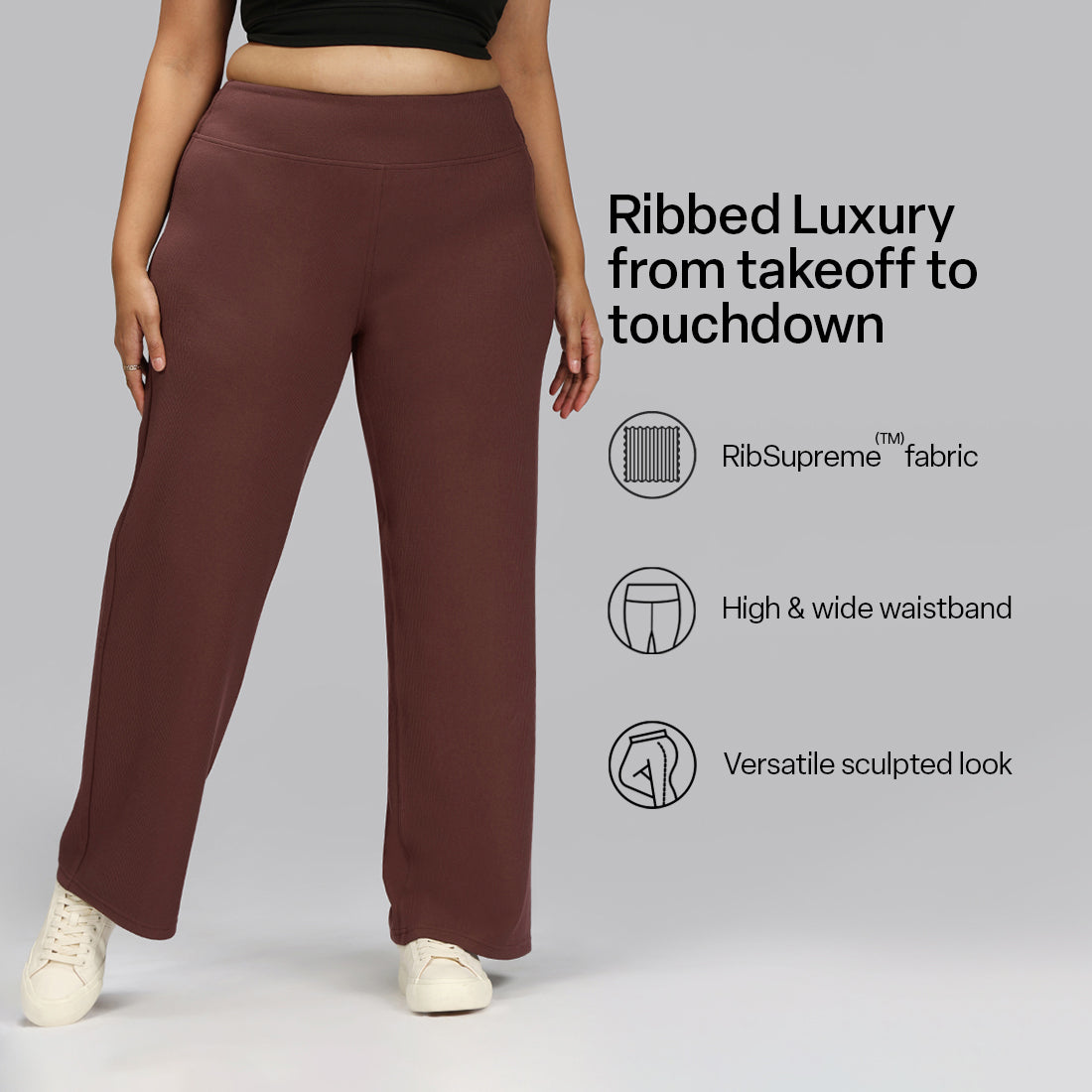 RibSupreme™ Wide Leg Pants