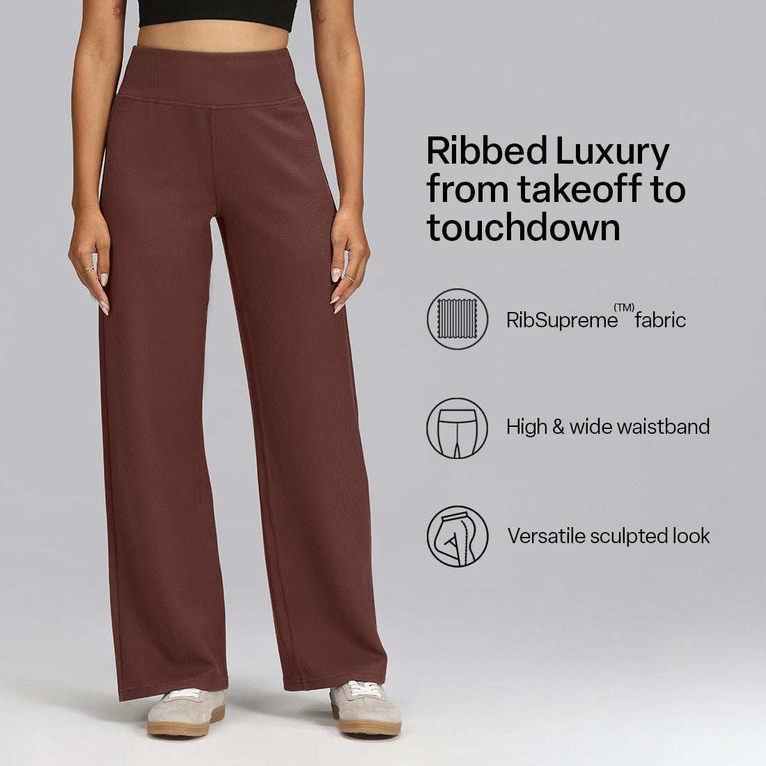 RibSupreme™ Wide Leg Pants
