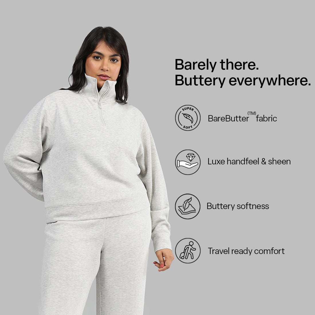 BareButter™ Pullover With Zipper - BlissClub