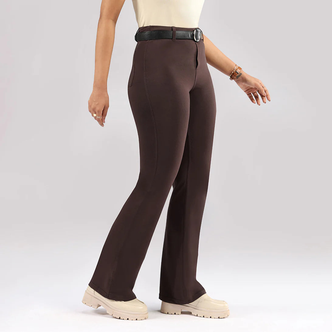 AM:PM Air Flare Trousers - Cotton Tall
