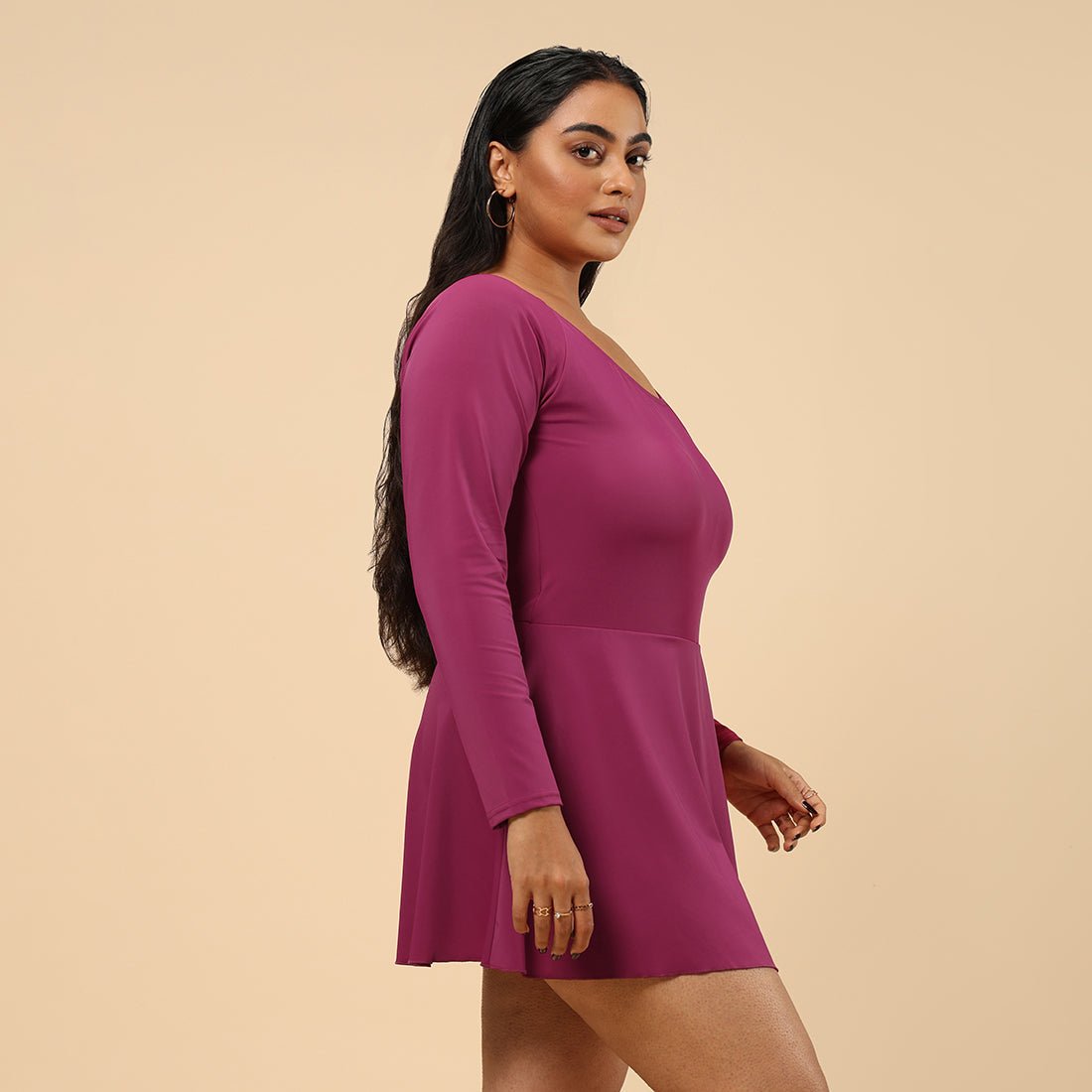 Bliss Swim Full Sleeve Dress - BlissClub