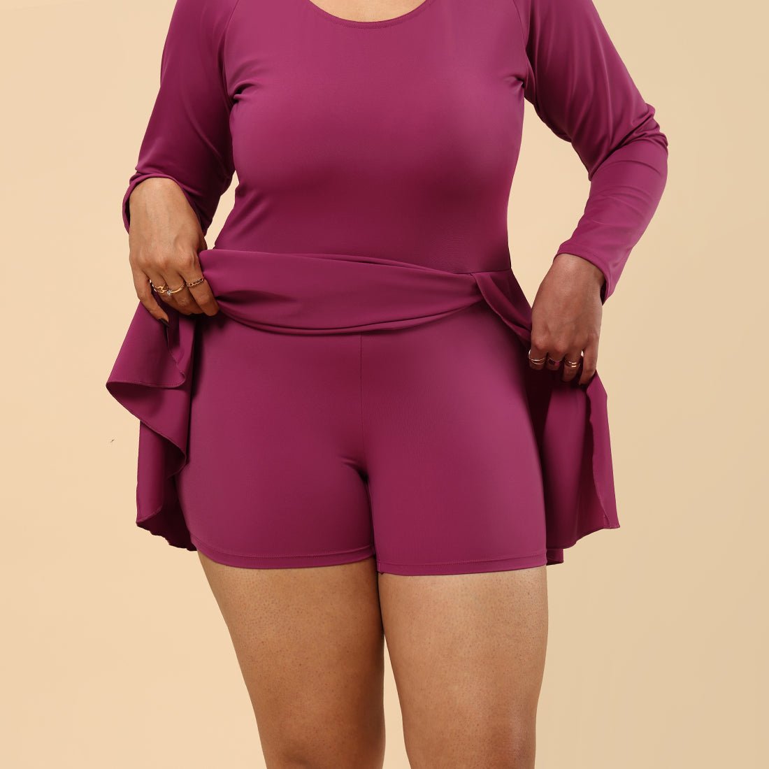Bliss Swim Full Sleeve Dress - BlissClub