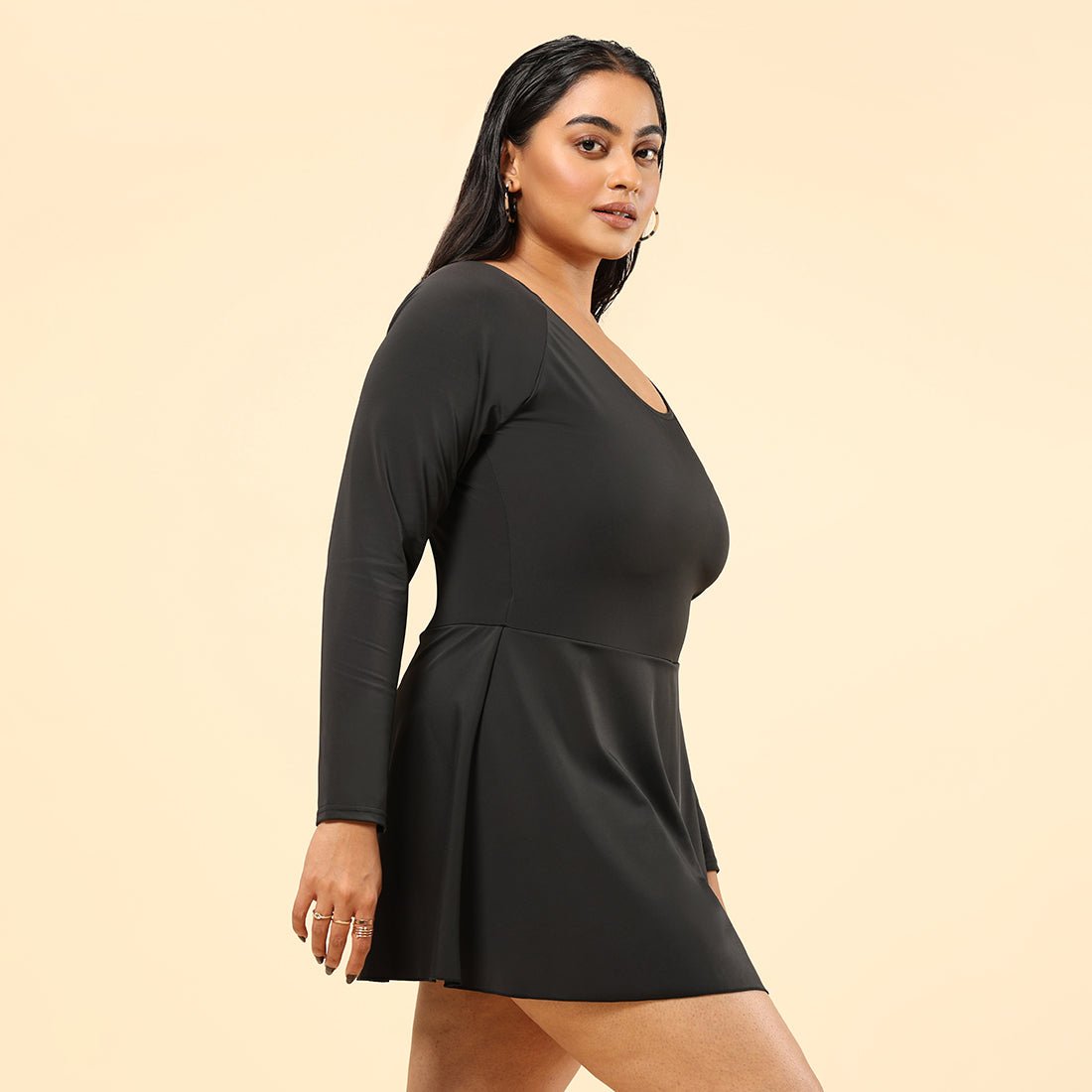 Bliss Swim Full Sleeve Dress - BlissClub