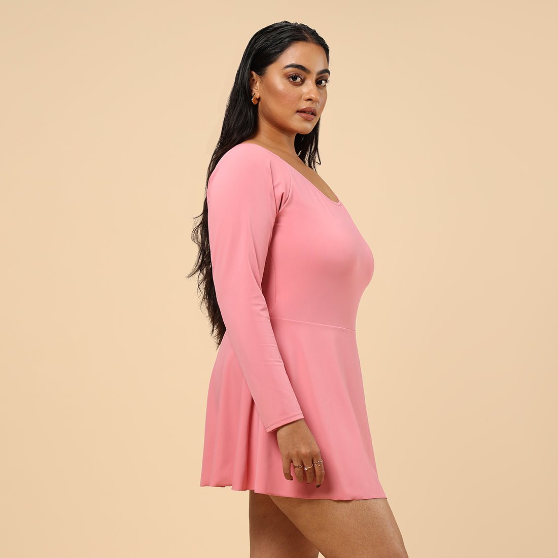 Bliss Swim Full Sleeve Dress - BlissClub