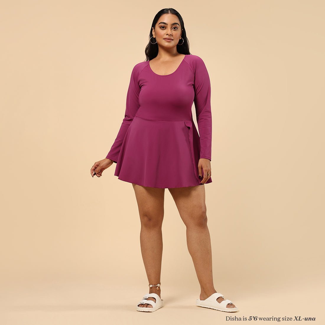 Bliss Swim Full Sleeve Dress - BlissClub