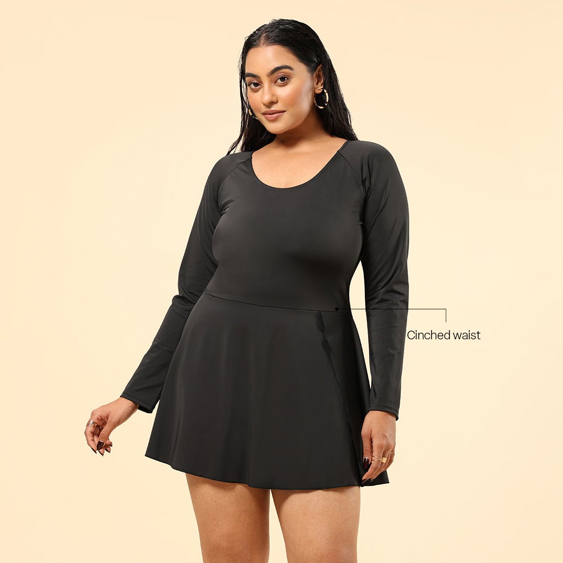 Bliss Swim Full Sleeve Dress - BlissClub