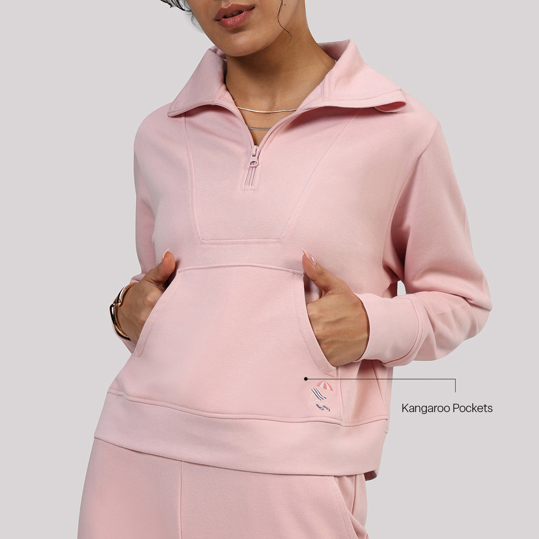 BlissTerry™ Half Zip