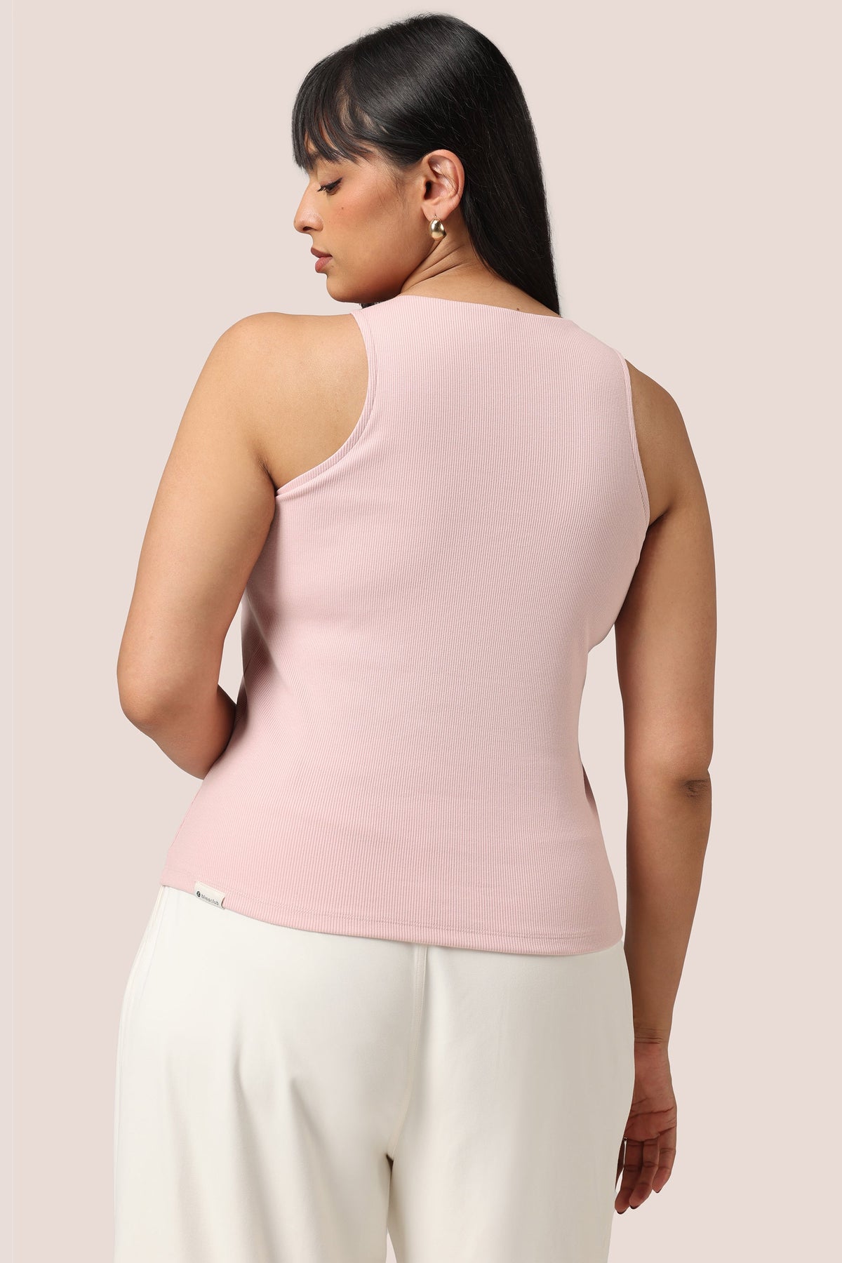 Blissentials Round Neck Built In Bra Top - BlissClub