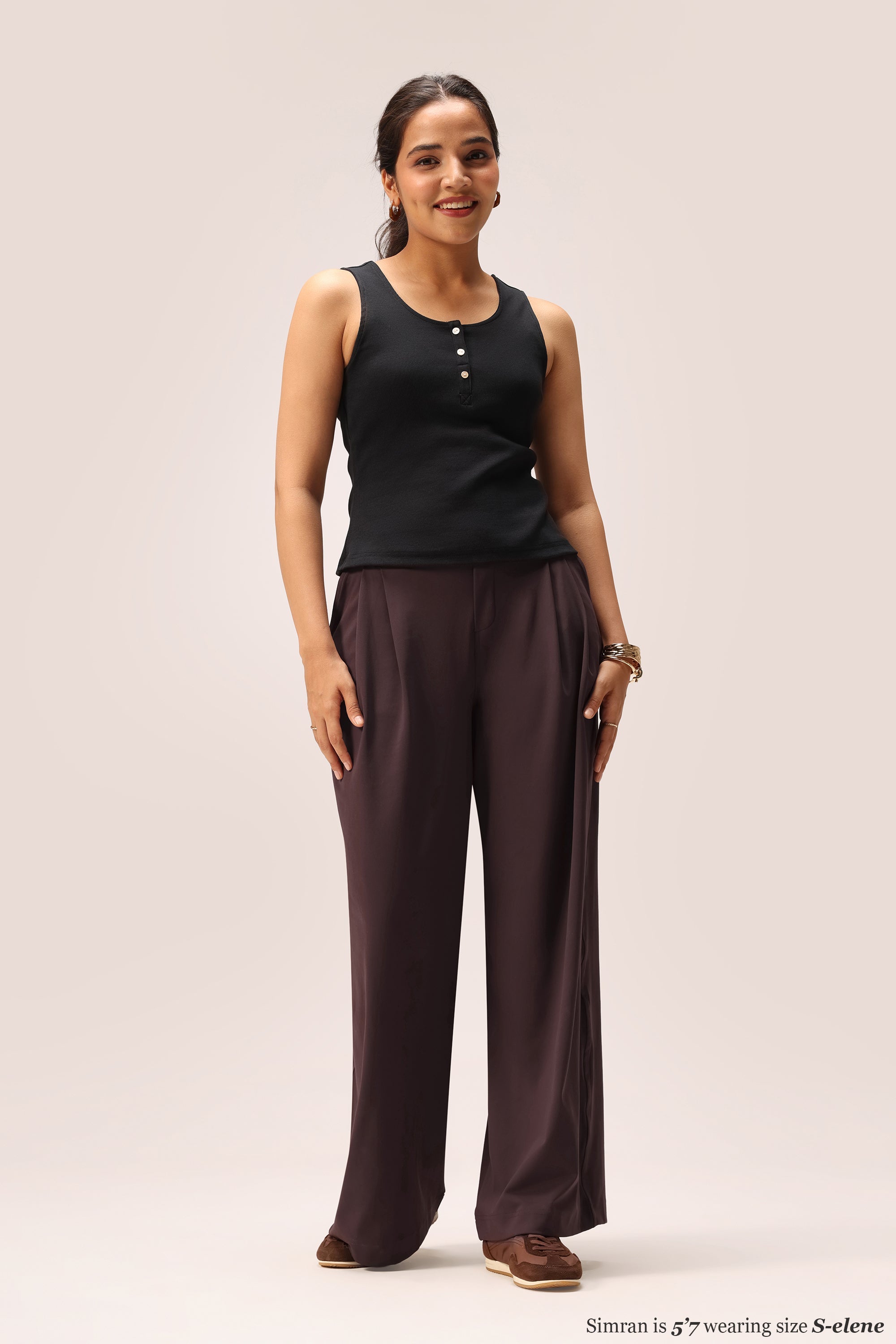 Blissentials Round Neck Henley Tank - BlissClub