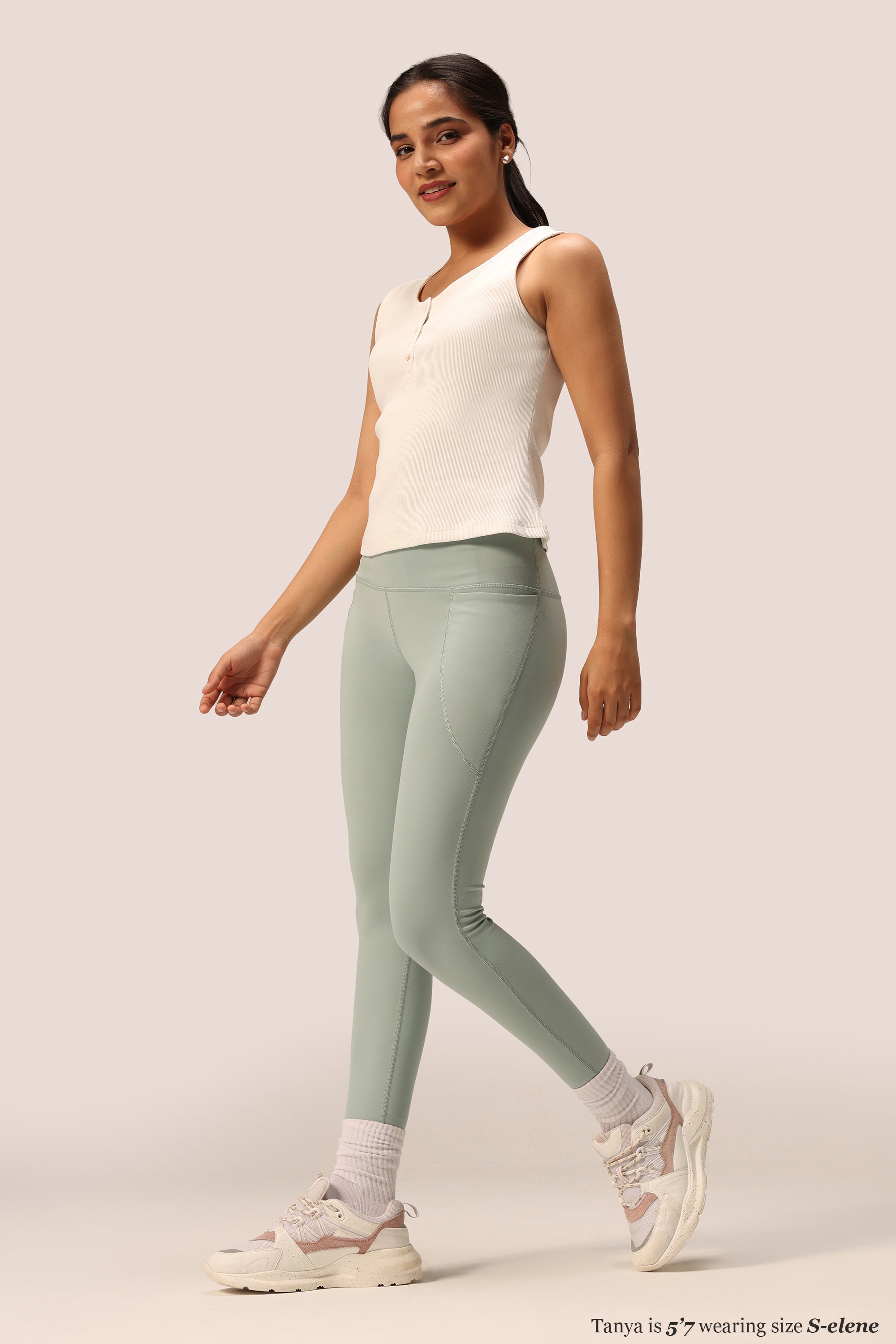 Blissentials Round Neck Henley Tank - BlissClub