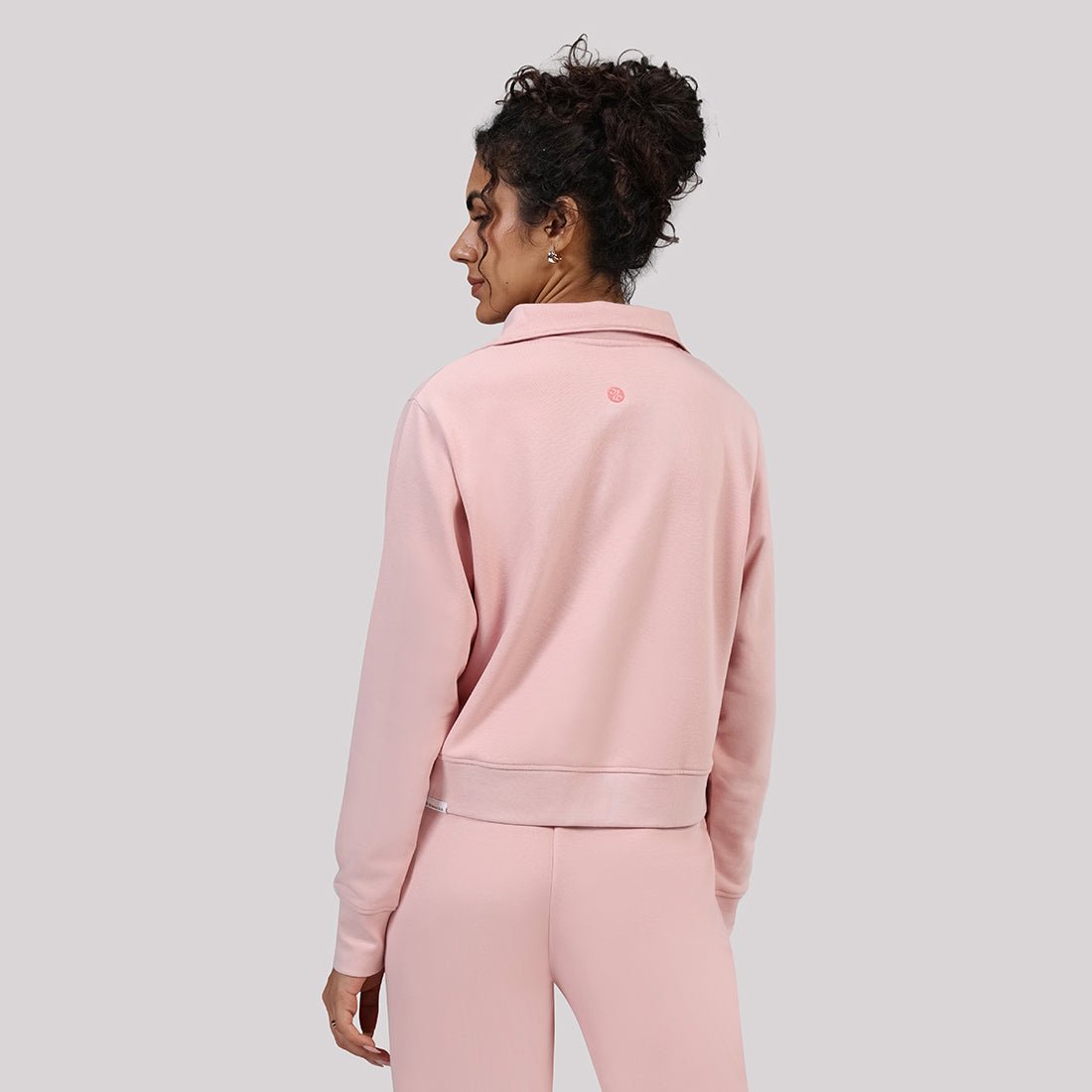 BlissTerry™ Cotton Pullover with Zipper - BlissClub